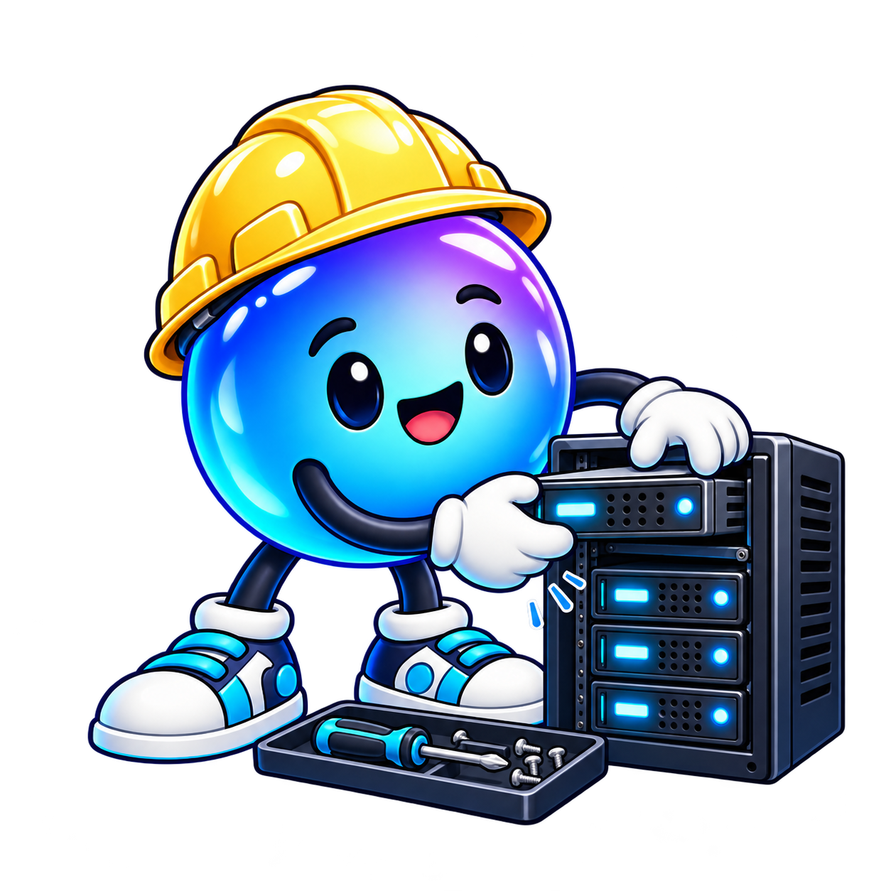 La mascota de Abarco construye un pequeño centro de datos